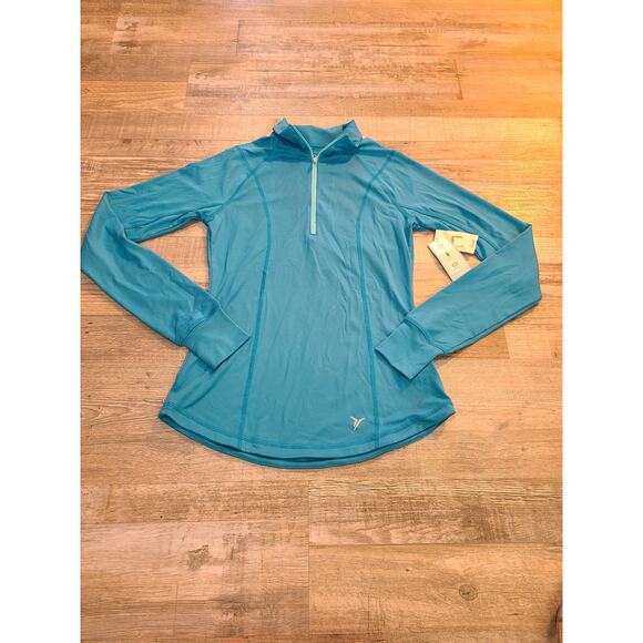 Active by old navy extra small womens  blue partial pullover new with tags - Picture 1 of 9